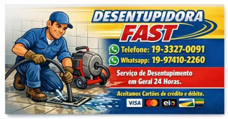 19-97410-2260 Desentupidora no Jardim Campos Elíseos em Campinas